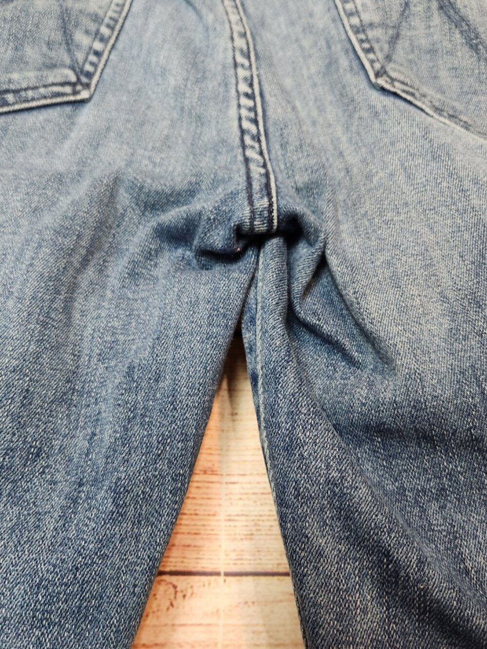 Mother Jeans Thunder Struck Racer Stripe Size 30 by 29 Inseam Raw Hem - Picture 10 of 15